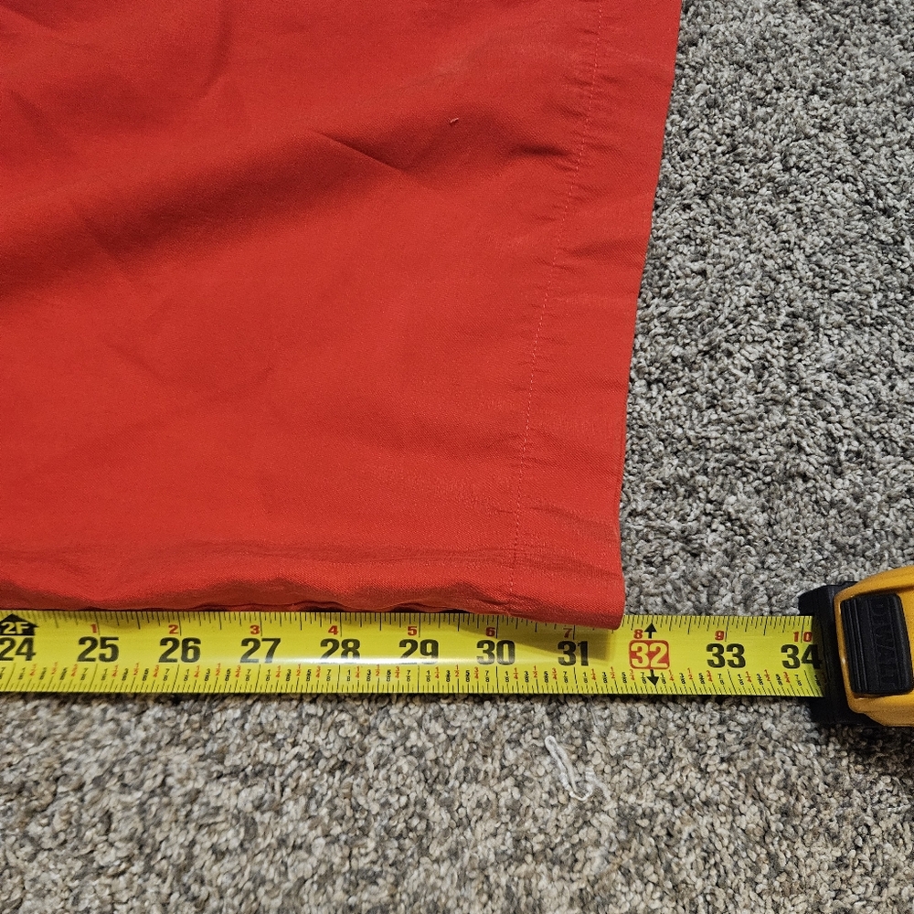 Zara Red Wide Leg Pants - Picture 7 of 11